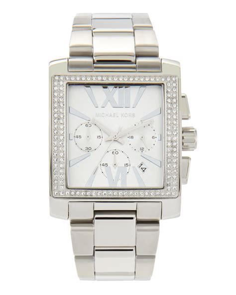 michael kors small silver watch|More.